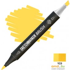 Маркер художественный Sketchmarker Brush Двусторонний Y23 SMB-Y23 (кожа буйвола)