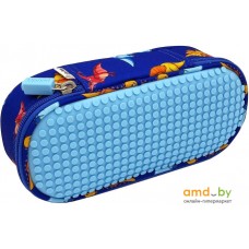 Пенал Upixel Super Class Pencil Case WY-B012 81007 (синий с динозаврами)