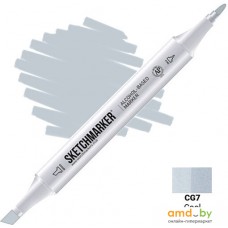 Маркер художественный Sketchmarker Двусторонний CG7 SM-CG7 (серый холодный №7)