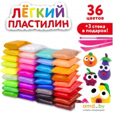 Пластилин легкий Юнландия 105907 (36 цв)