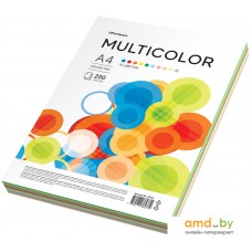 Набор цветной бумаги OfficeSpace Multicolor A4 MC_38237 (200 л)