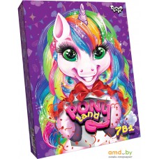 Набор для создания поделок/игрушек Danko Toys Pony Land 7 в 1 PL-01-01 (фиолетовый)