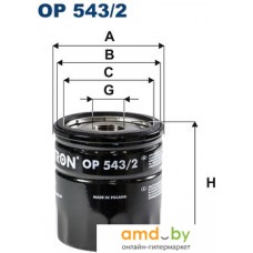 Масляный фильтр Filtron OP543/2