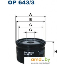Масляный фильтр Filtron OP 643/3