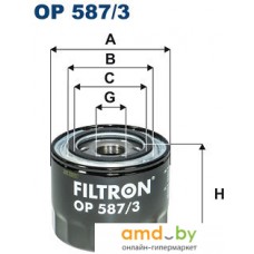 Масляный фильтр Filtron OP587/3