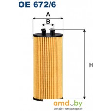 Масляный фильтр Filtron OE672/6