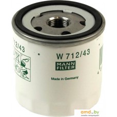 Масляный фильтр MANN-filter W712/43