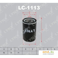 Масляный фильтр LynxAuto LC-1113