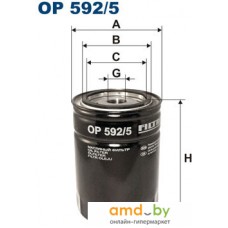 Масляный фильтр Filtron OP 592/5