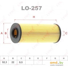 Масляный фильтр LynxAuto LO-257