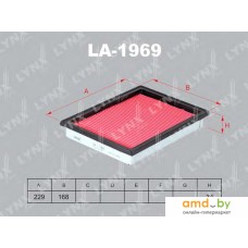 Воздушный фильтр LynxAuto LA1969