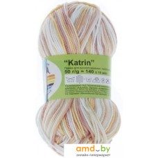 Набор пряжи для вязания Alpina Yarn Katrin №022 (2x140 м, белый/желтый/грязно-розовый)