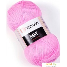 Пряжа для вязания Yarnart Baby 100% акрил 10119 50 г (150 м, розовый)