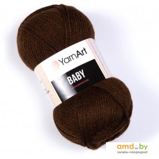 Пряжа для вязания Yarnart Baby 100% акрил 1182 50 г (150 м, черный)