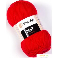 Yarnart Baby 100% акрил 156 50 г (150 м, красный)