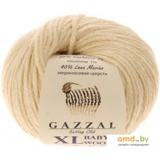 Пряжа для вязания Gazzal Baby Wool Xl 829 (молочный)