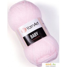 Пряжа для вязания Yarnart Baby 100% акрил 853 50 г (150 м, нежно-розовый)