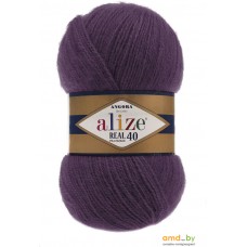 Пряжа для вязания Alize Angora real 40 111 (480 м, сливовый)