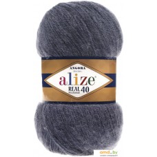 Пряжа для вязания Alize Angora real 40 411 (480 м, джинс)