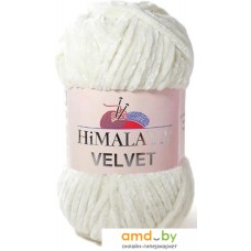 Пряжа для вязания Himalaya Velvet 90008 (молочный)