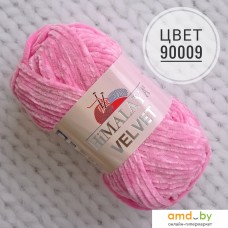 Пряжа для вязания Himalaya Velvet 90009 (ярко-розовый)