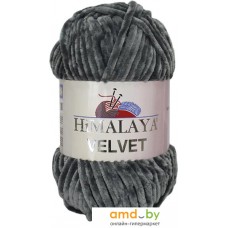 Пряжа для вязания Himalaya Velvet 90020 (темно-серый)