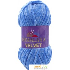 Пряжа для вязания Himalaya Velvet 90027 (светло-синий)