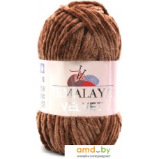 Пряжа для вязания Himalaya Velvet 90037 (коричневый)