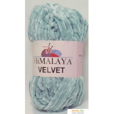 Пряжа для вязания Himalaya Velvet 90051 (пыльно-серый)