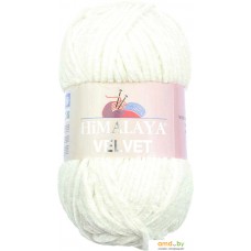 Пряжа для вязания Himalaya Velvet 90063 (жемчужный)