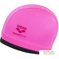 Шапочка для плавания ARENA Smartcap junior 004410 100 (розовый/черный)