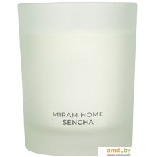 Свеча Miram Зеленый чай, лимон и мята Sencha 4012120 (200г)