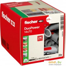 Дюбель универсальный Fischer DuoPower 14 x 70 538254 (20 шт)