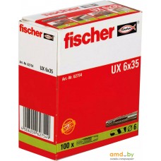 Дюбель универсальный Fischer UX 6 x 35 62754 (100 шт)