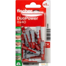 Дюбель универсальный Fischer DuoPower 8 x 40 K NV 534994 (18 шт)