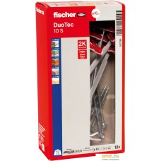 Дюбель-гвоздь Fischer DuoTec 10 S Countersunk Screw 537261 (10 шт)