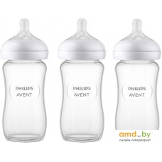 Бутылочка для кормления Philips Avent Natural Response SCS100/06 (3 шт., 125 мл)