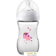 Бутылочка для кормления Philips Avent Natural Единорожка SCF070/25 (260 мл)