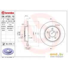 Brembo 08A72510