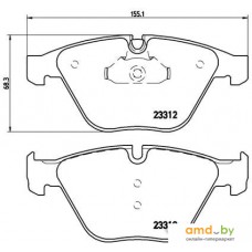 Тормозные колодки Brembo P06054