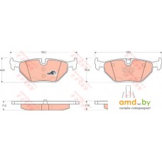 Тормозные колодки TRW GDB1344