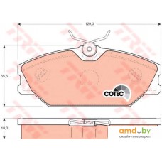 Тормозные колодки TRW GDB1405