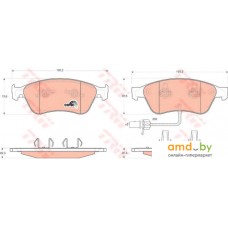 Тормозные колодки TRW GDB1553