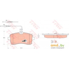 Тормозные колодки TRW GDB1594