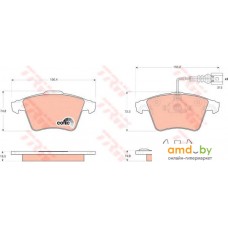 Тормозные колодки TRW GDB1651