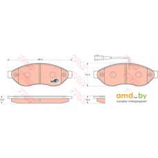 Тормозные колодки TRW GDB1681