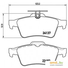 Тормозные колодки Brembo P59042