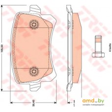 Тормозные колодки TRW GDB1763