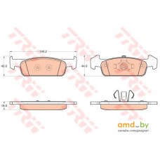 Тормозные колодки TRW GDB2018