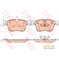 Тормозные колодки TRW GDB2035